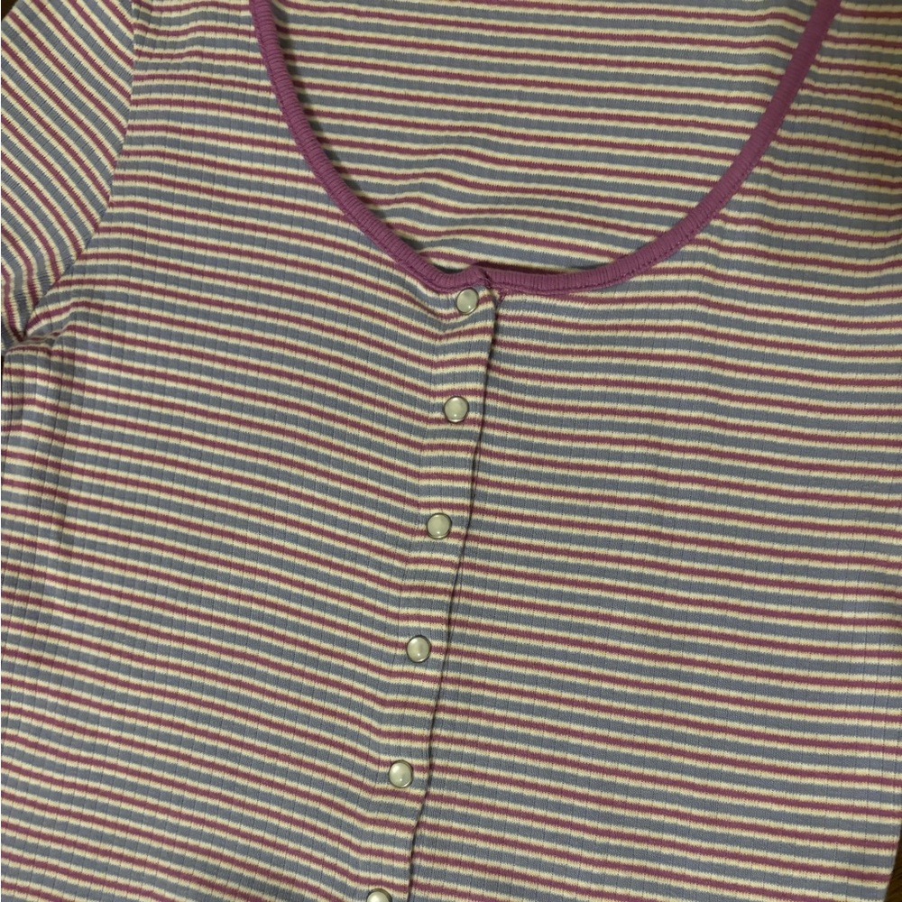 Levi’s Womens Britt Snap Front Top - Picture 5 of 7
